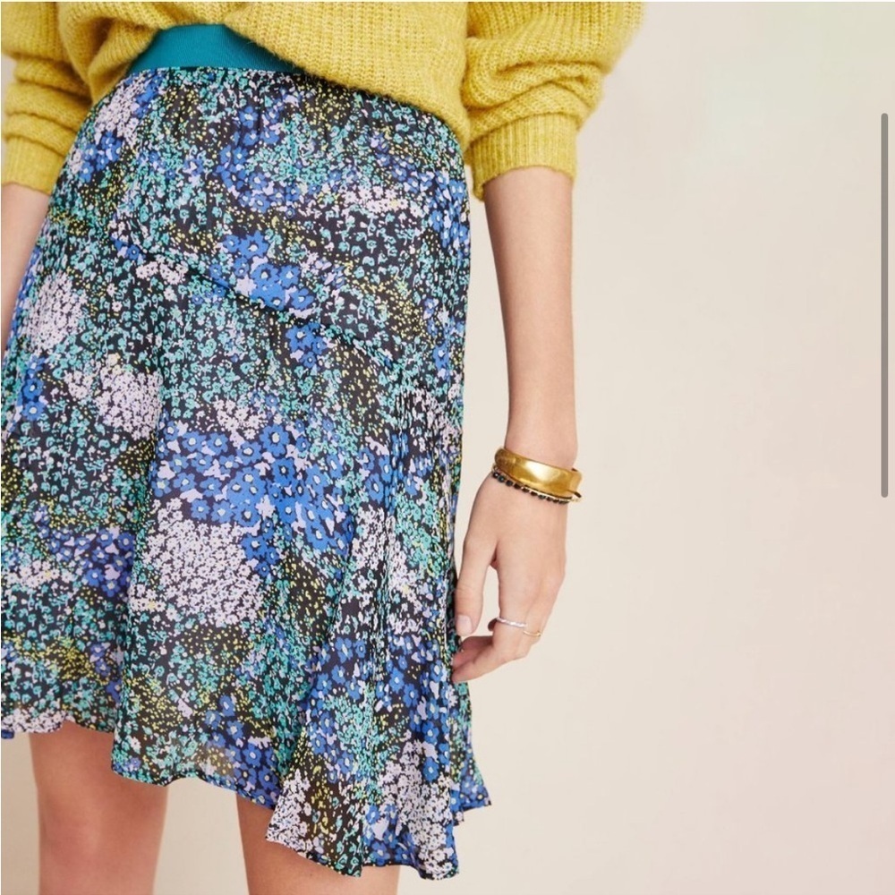 Anthropologie Maeve Floral Kerry Mini Skirt 348